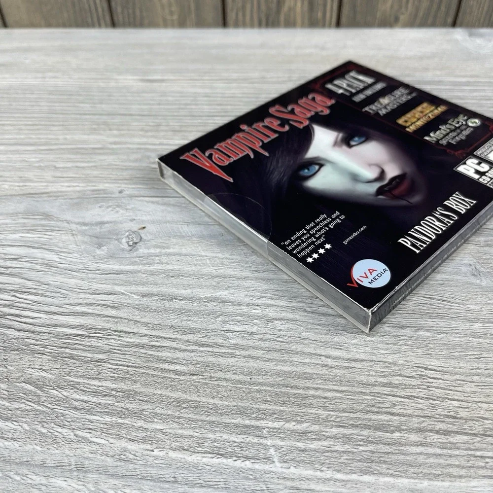 Vampire Saga Pandora's Box, Treasure Master And More Windows PC Cd Rom Games New